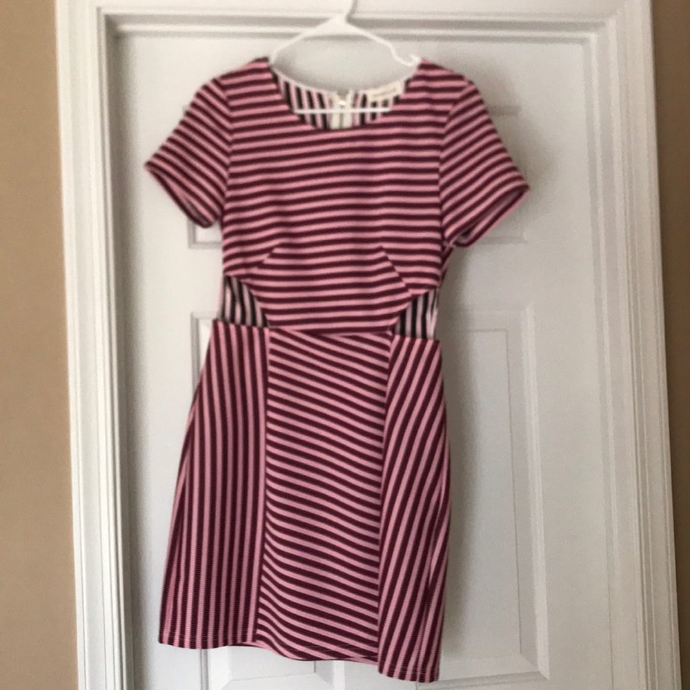 Pink Mix/Match Stripe Dress